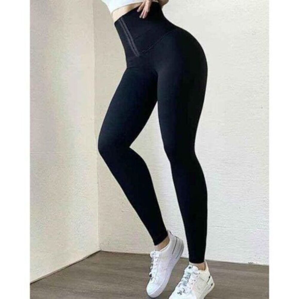 Body Shaping waist cincher Corset athletic Compression leggings  Size‎ S